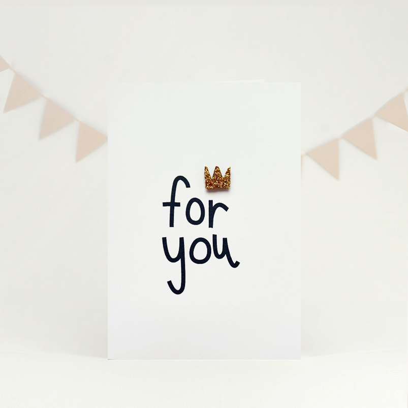 Открытка "For you"
