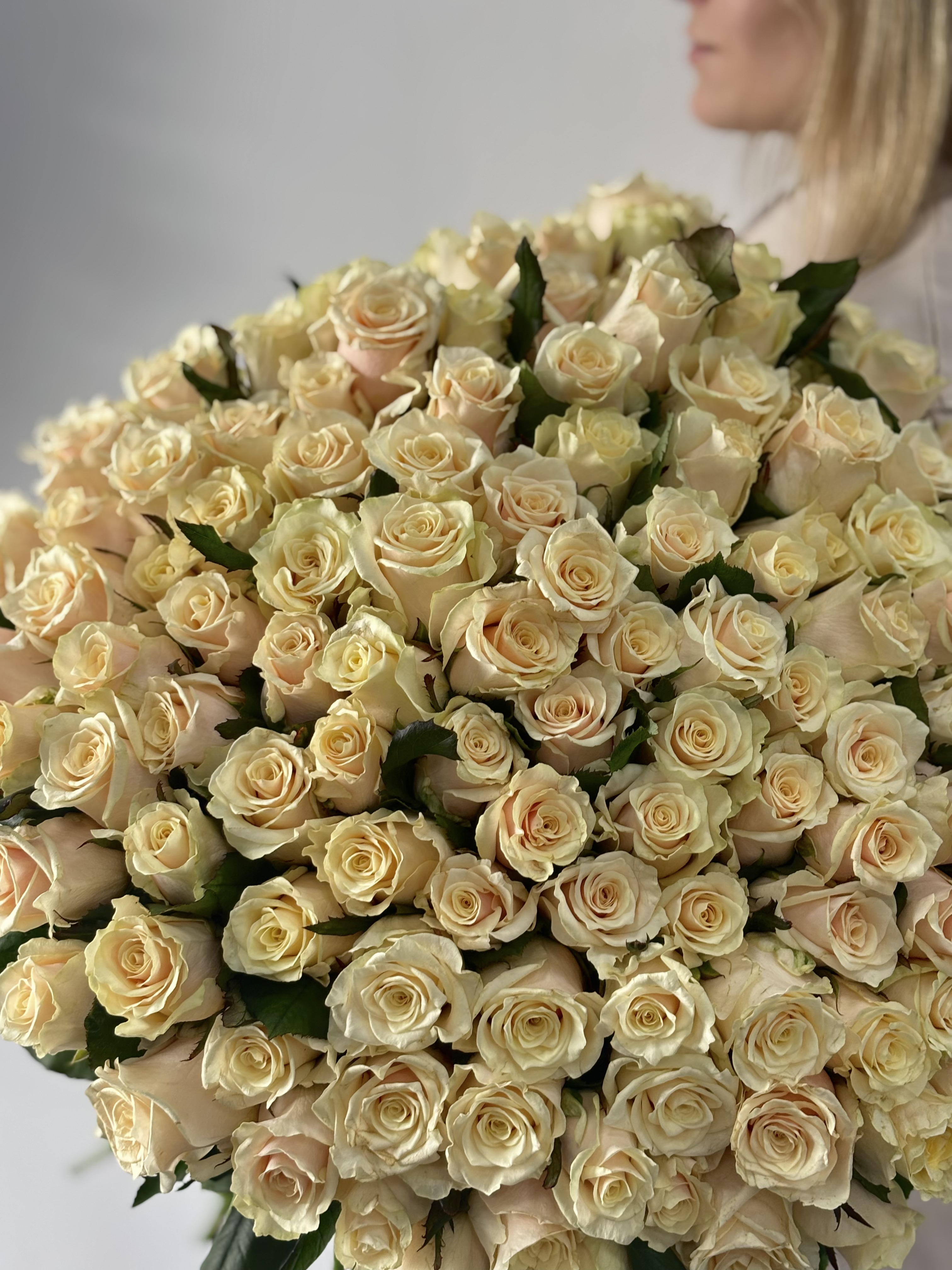 Картинка Букет из 85 роз Талея 50см